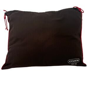 Upcycled Accent Pillow 14x18 Made from Authentic Dust Cover Brown
